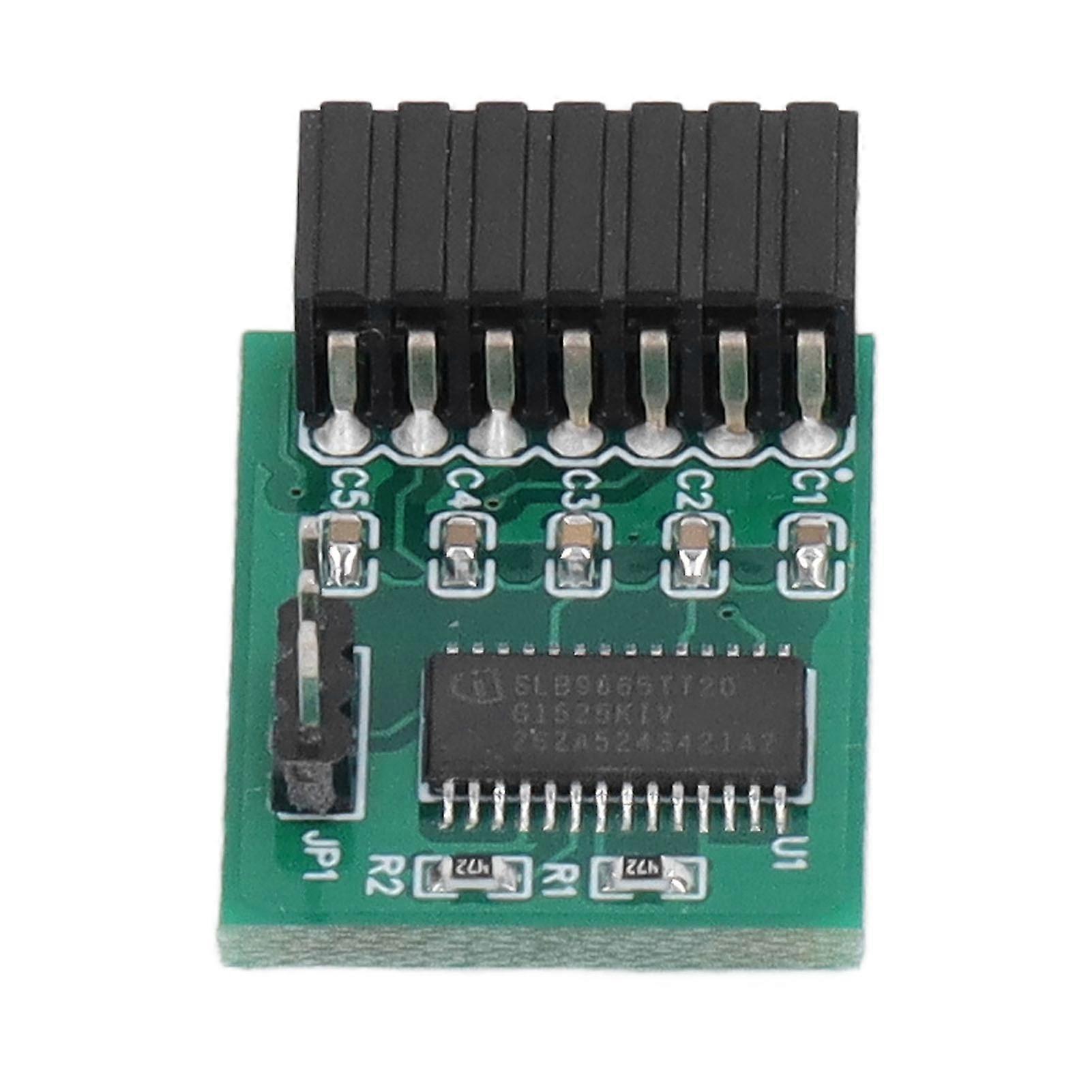 14 Pin TPM 2.0 Security Module SPI Interface Green 16x27mm
