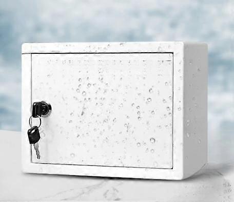 Wall Mounted Milk Box With Lock Wall-Mount Mailboxes For Home And Outdoor Use Versatile Milk Container For Mail And Bottles Beige