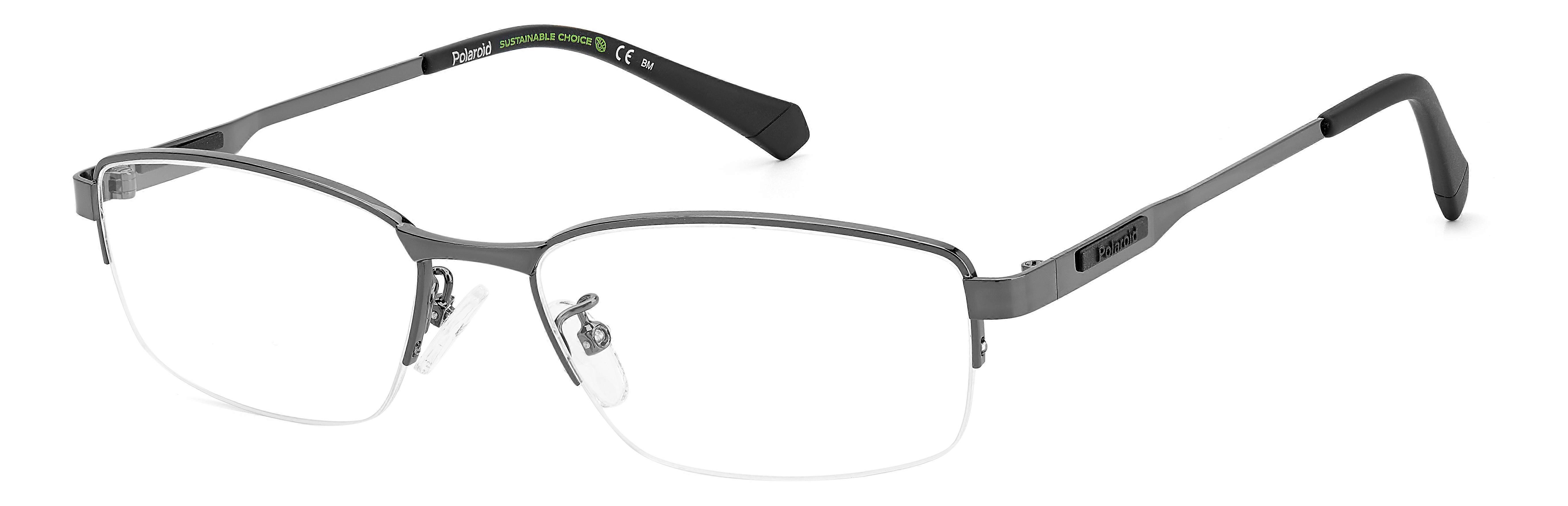 Eyewear Frames POLAROID PLD D481/G KJ1 DARK RUTHENIUM 54/17/145 MAN