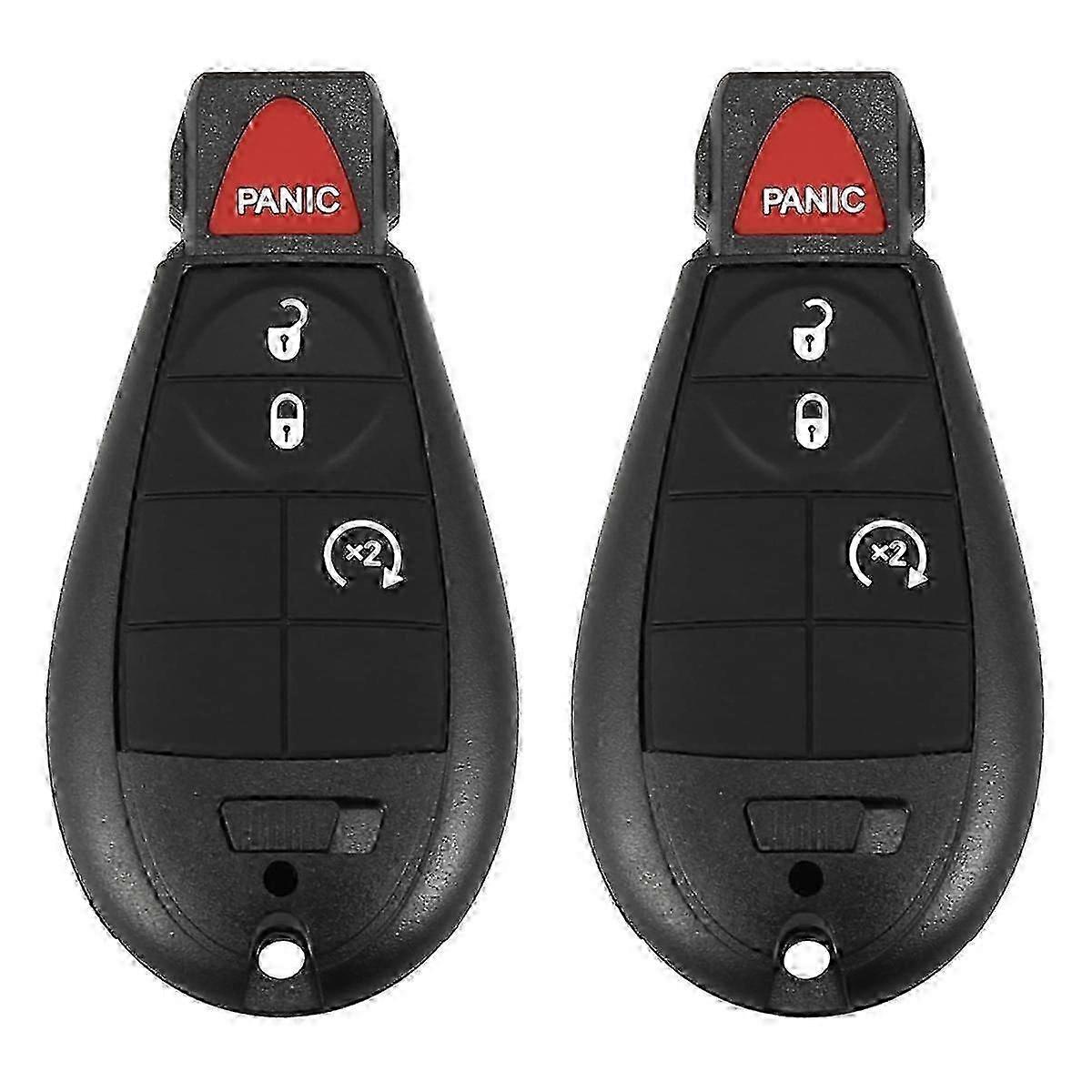 2013-2021 Dodge Ram 1500 2500 3500 4500 5500 (2013-2018) Keyless Entry Remote Control With Gq4-53t Four-button Fob