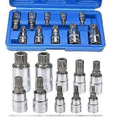 XZN Socket Set 10 Pieces Multi-Socket Set M4 / M5 / M6 / M8 / M9 / M10 / M12 / M14 / M16 / M18 2025