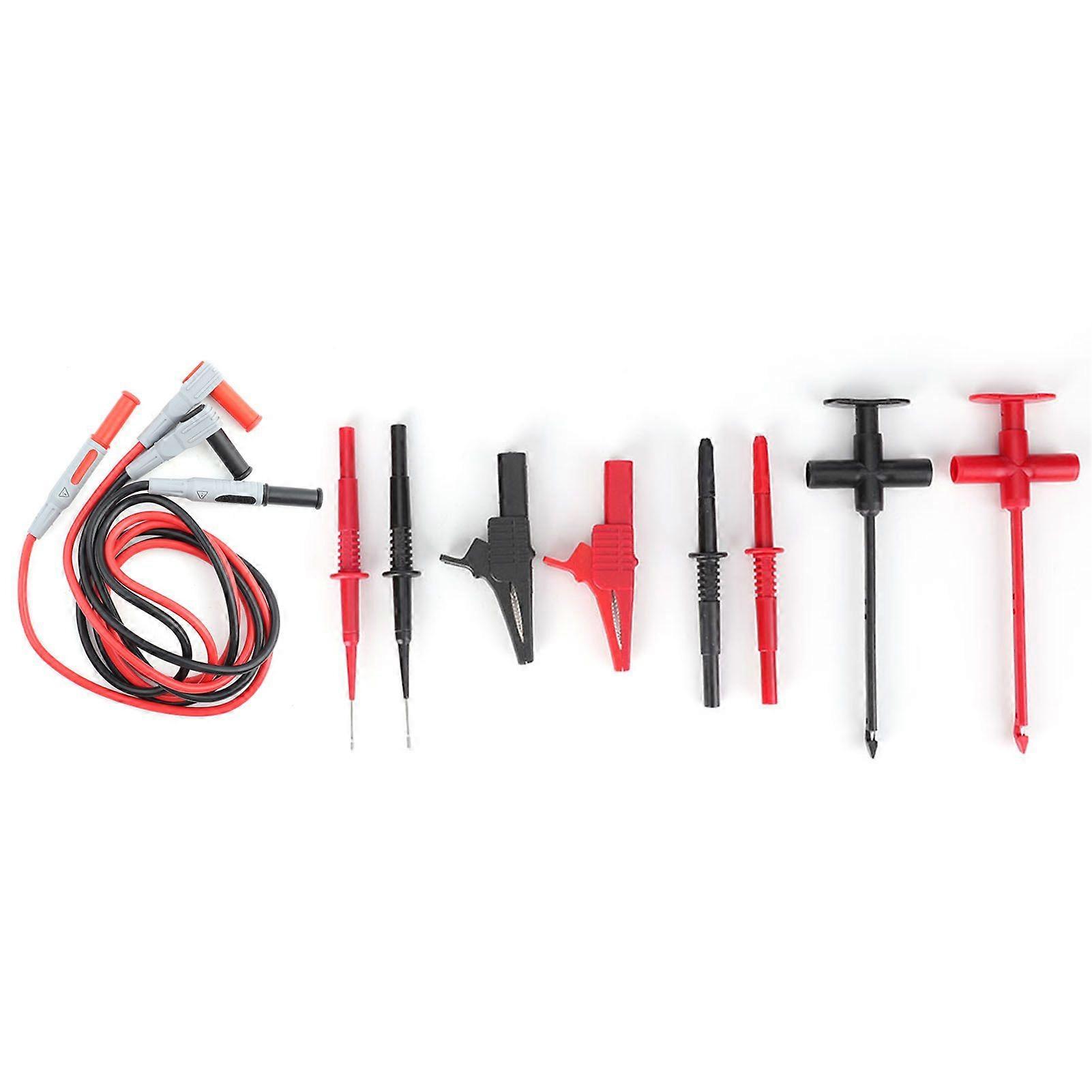 Electronic Test Lead Kit for Multimeter Tester Leads Probe Electronic Needle Clip Set