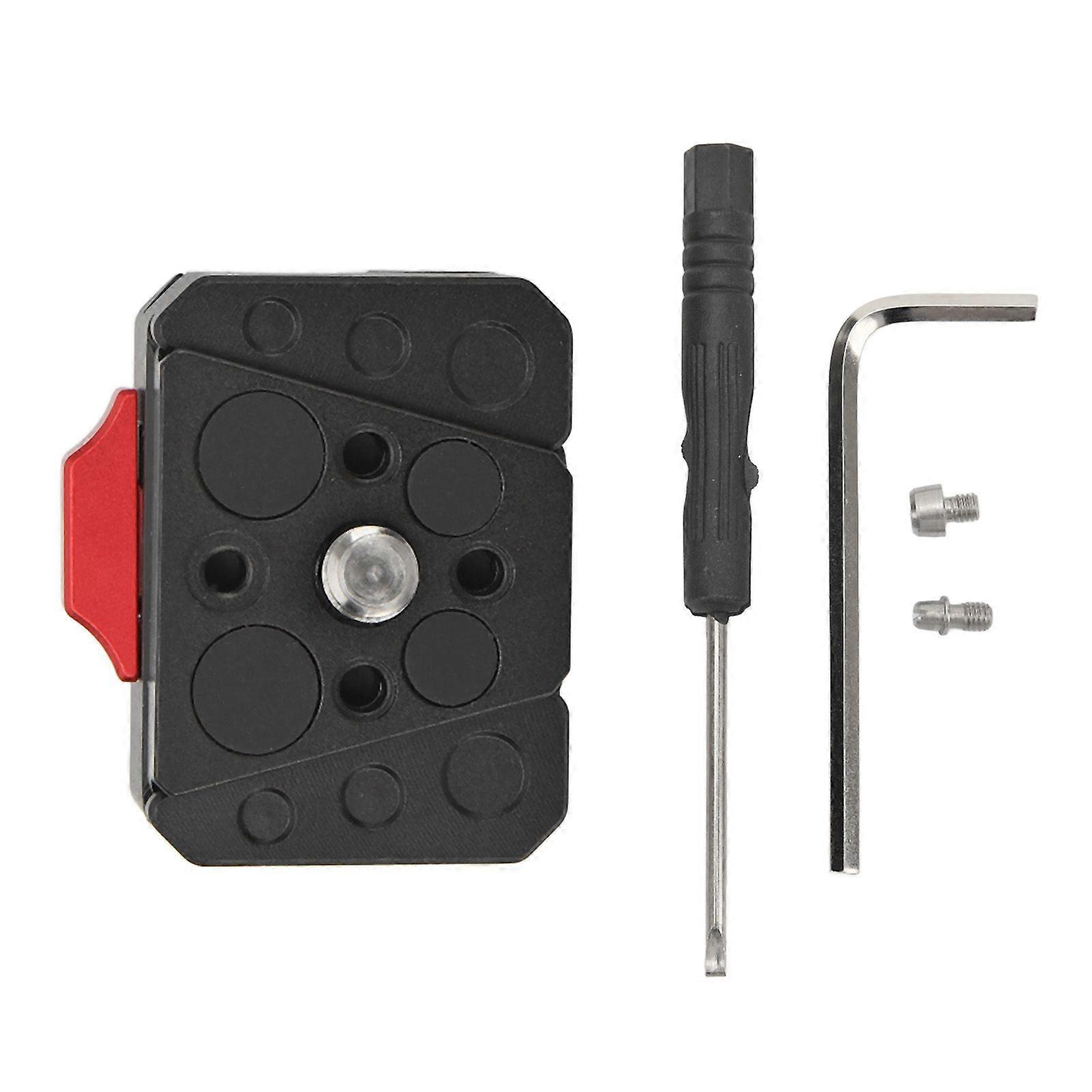 V Lock Quick Release Plate Multipurpose Stable Mini V Lock Assembly Kit for DSLR Tripod