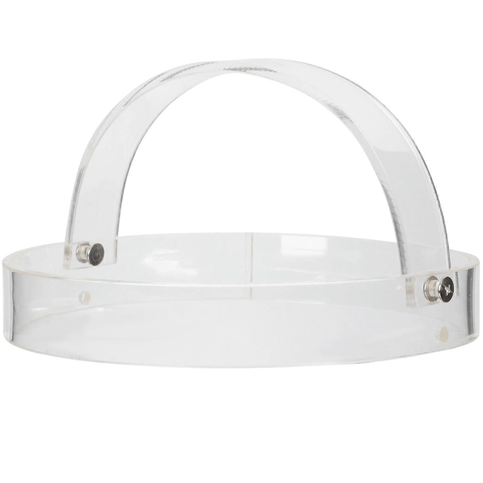 Clear Acrylic Wig Stand Hat Stand for Display 3Pcs Transparent Rack