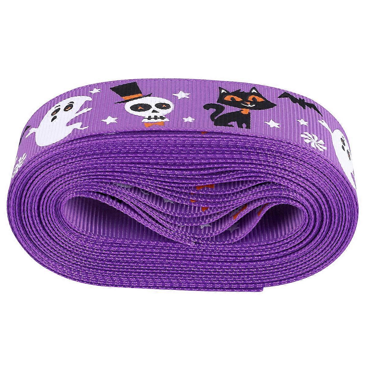 DIY Craft Accessory Ribbon Halloween Party Decorative Wrapping Material Polyester 1 Roll