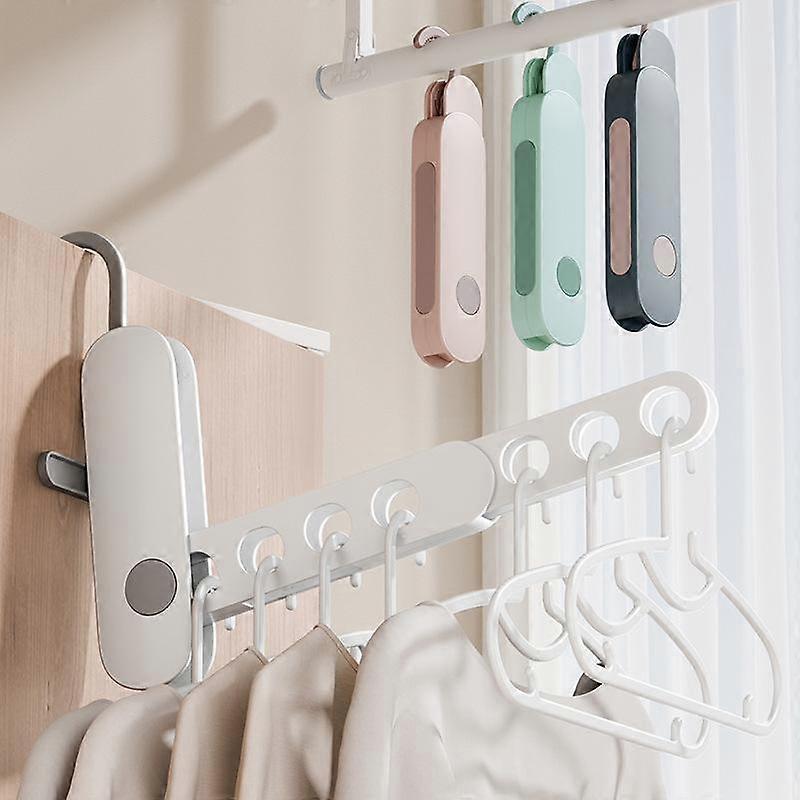 Multifunctional Travel Foldable Clothes Drying Rack With Seven Holes