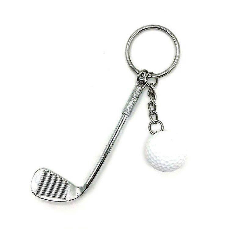 Metal Keychain Alloy Golf Keychain Hanging #5