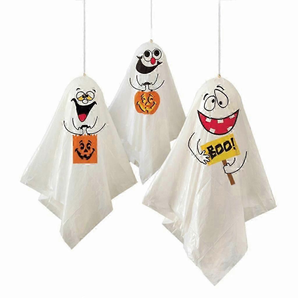 Cute Flying Ghost Halloween Party Decoration Hanging Ghosts for Front Yard