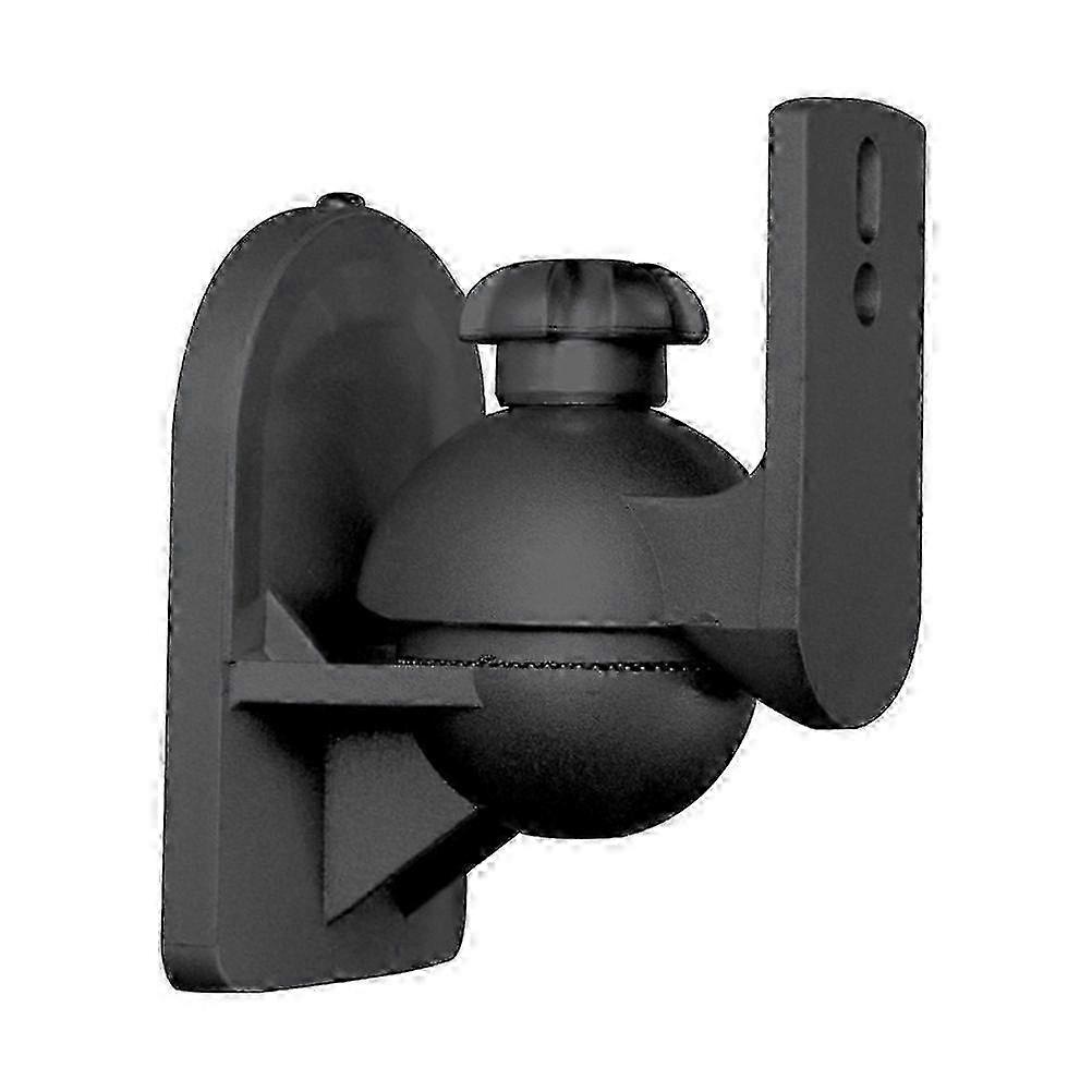 2 pcs Nylon Speaker Wall Mount Brackets Adjustable Bracket for Bookshelf Surround Sound Speakers 2025