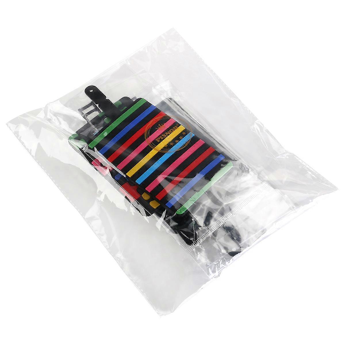 Baggage Tag PVC Handbag Tag for Luggage 5Pcs Geometric Pattern Design