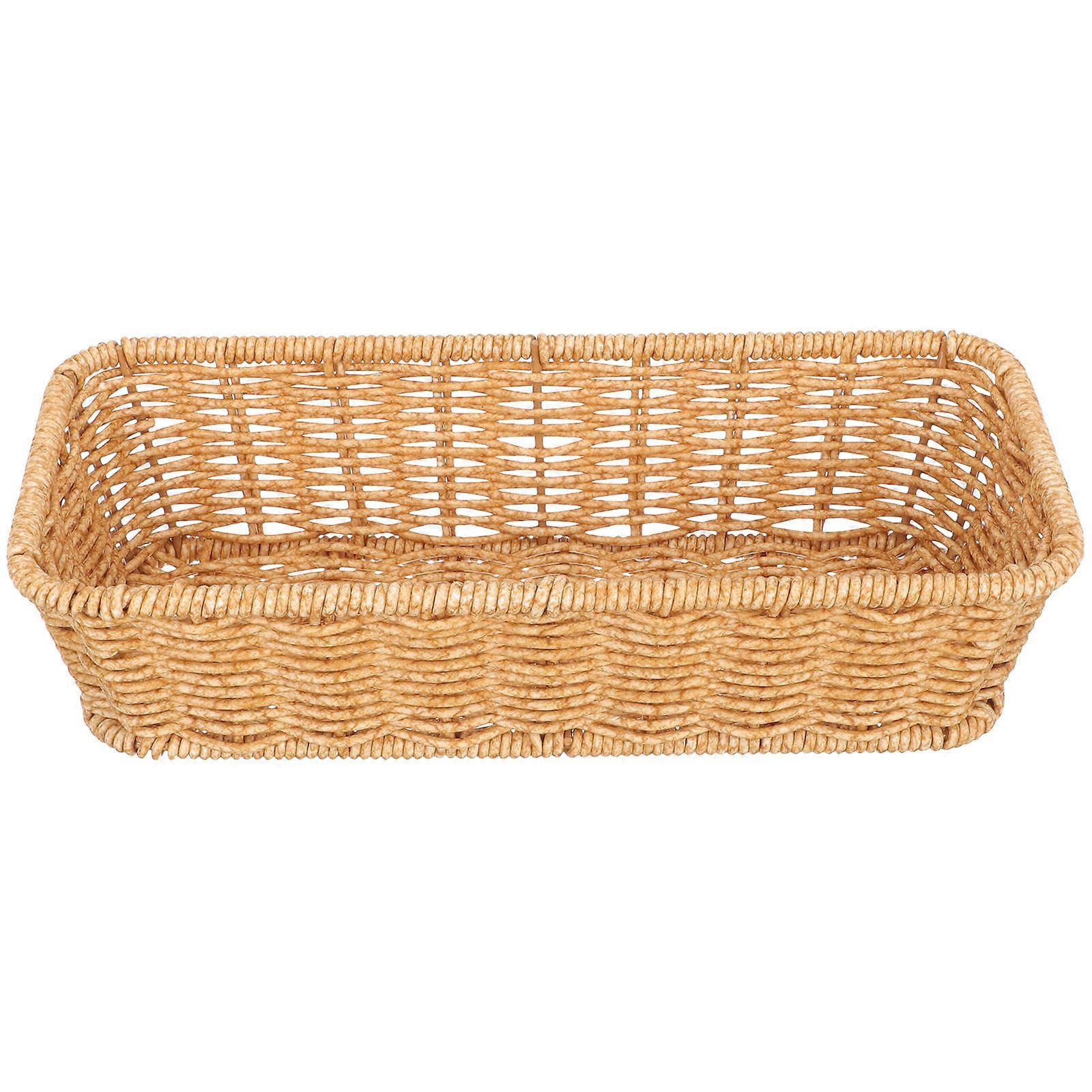 Storage Basket Kitchen Tableware Holder for Storage Desktop Use