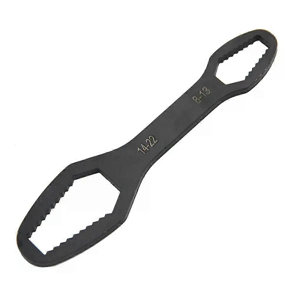 8 to 22 Black Multifunctional Double End Box Wrench Hexagon Double End Solid Wrench Screw and Nut Tool with Various Diameters