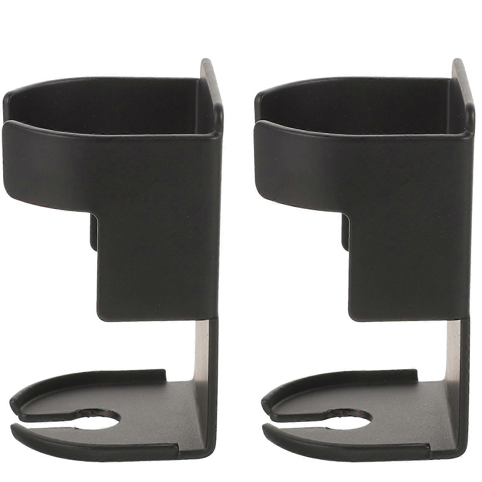 Black Wall Toothbrush Holder for Bathroom Storage 6Pcs Pack