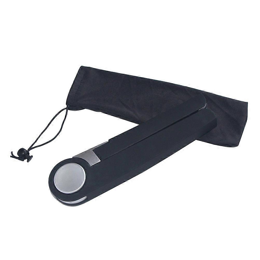 Multi-Angle Portable Stand Aluminium Alloy Holder for Notebook 2Pcs Black