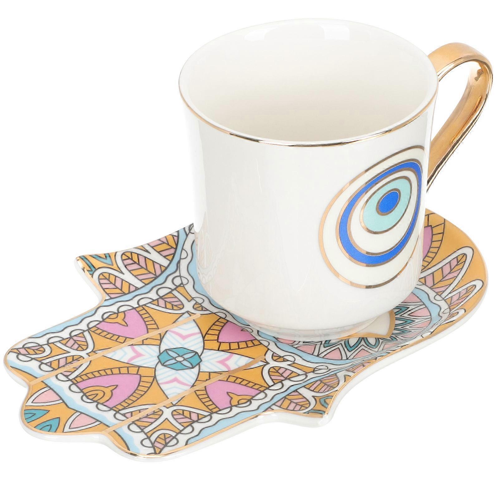 Decorative Milk Cup Ceramic Set for Home 4Sets Tea and Coffee Mugs