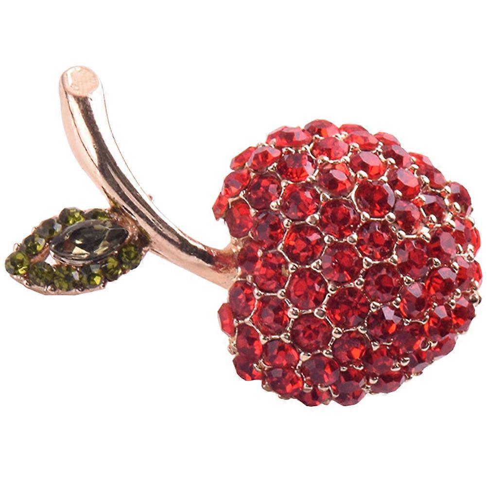 Crystal Lapel Pin For Ladies Coat Accessory Enhancement Design 1Pcs