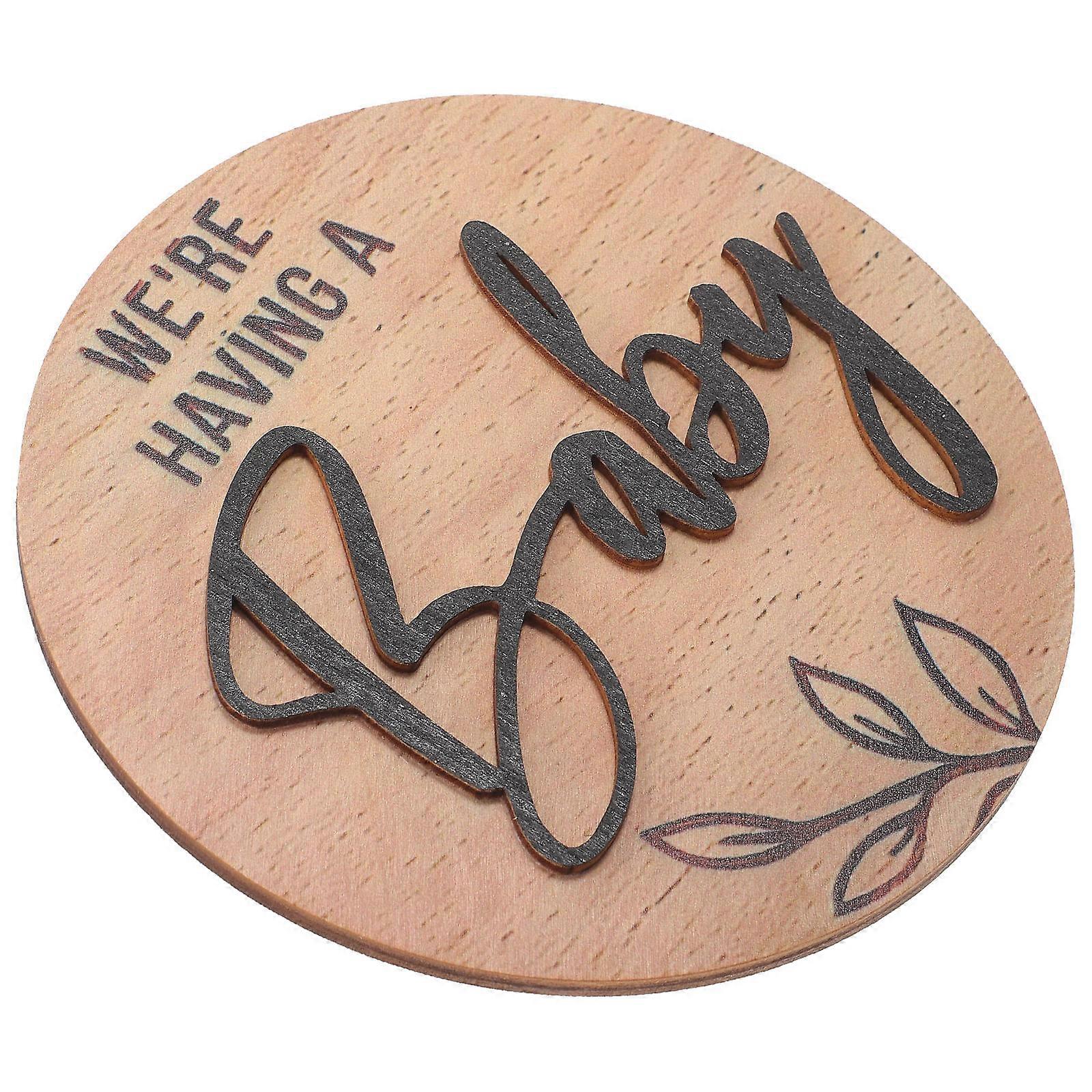 New Born Announcement Sign Arrival Signs For Door Easy To Use 1Set