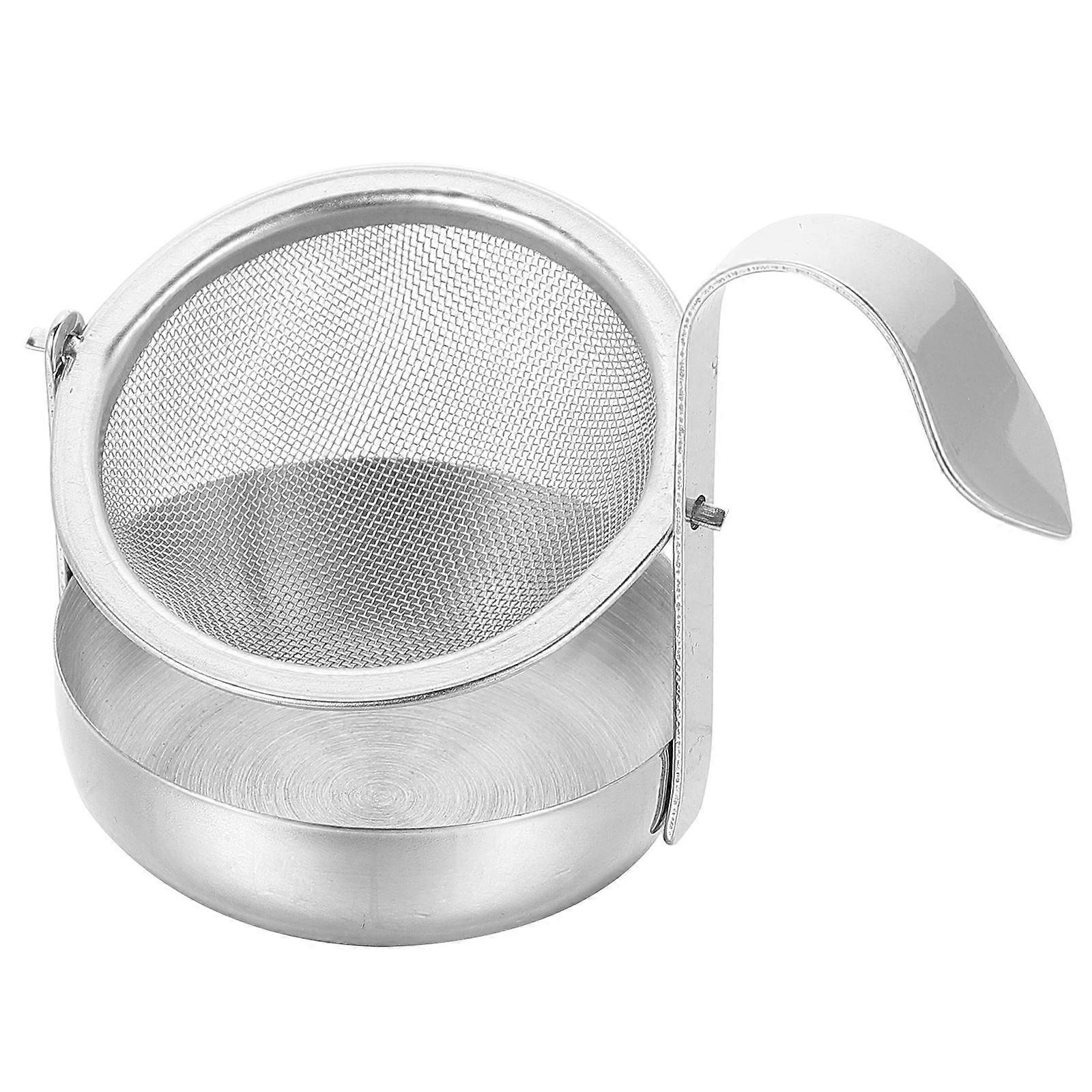 Fine Mesh Infuser Tea Steeper for Loose Leaf Uniform Leakage Good Filtering Effect Home and Office Use 1Set