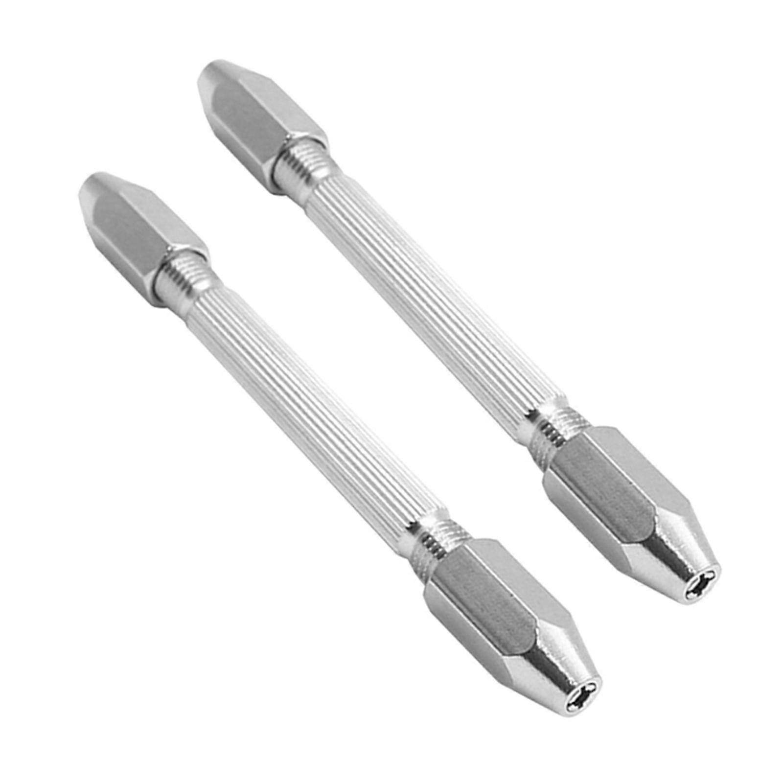 Double Ended Pin Vise Hexagonal Hand Drill Tool 4Pcs for Home Use