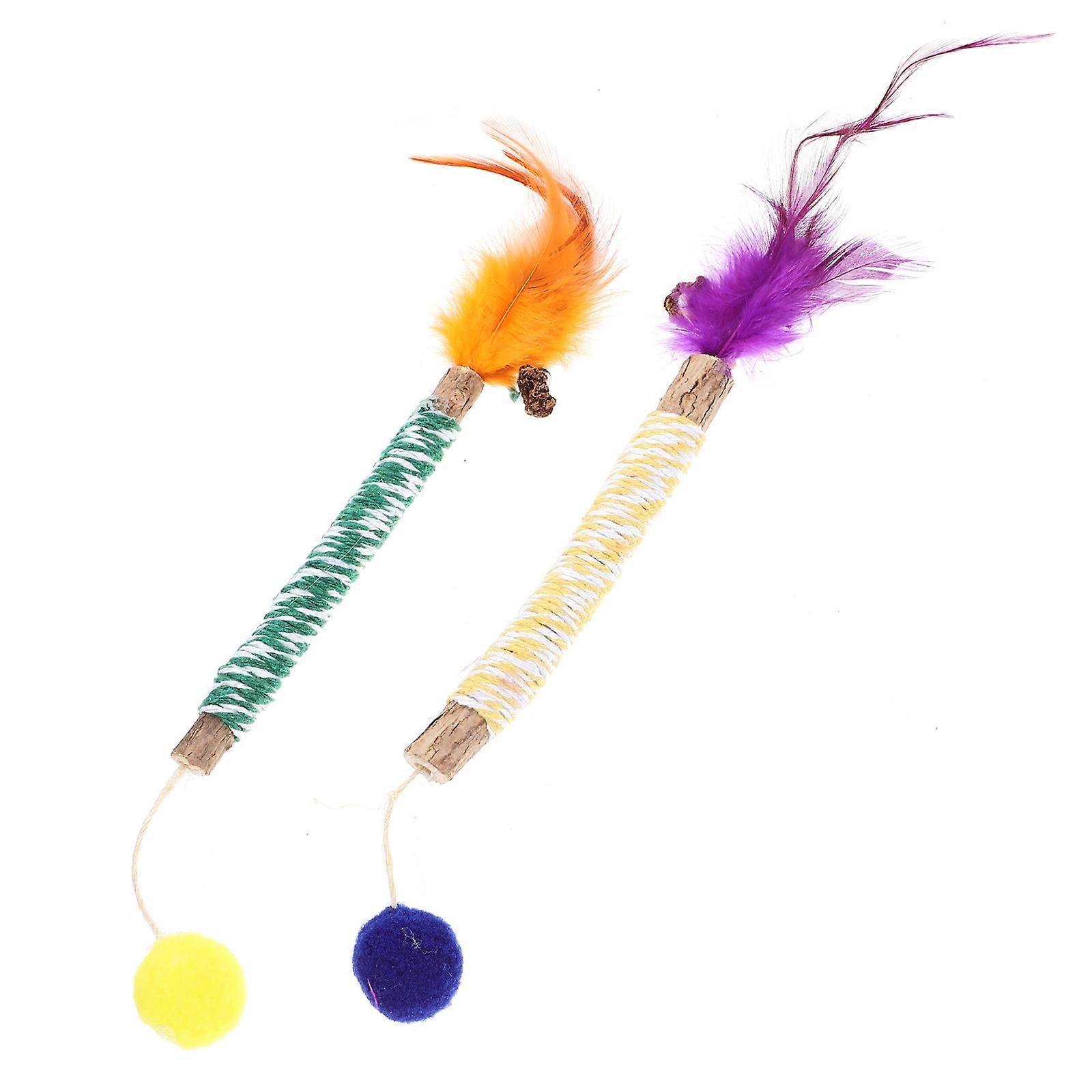 Silvervine Cat Toys for Teeth Cleaning 12Pcs Chew Sticks Assorted Color