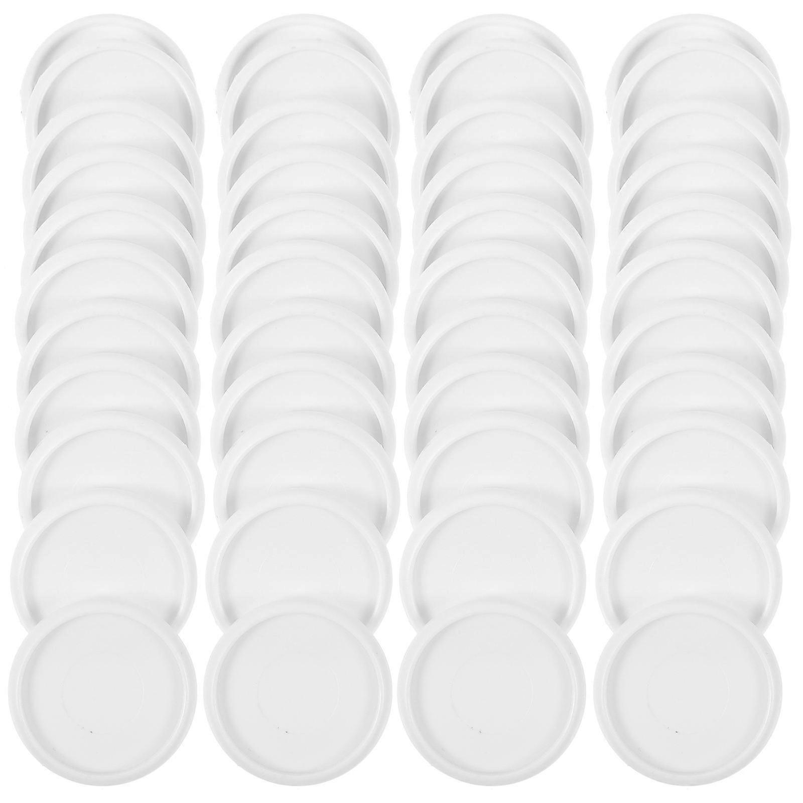 Loose-Leaf Binder Discs Transparent Binding Discs for Notebook 110Pcs