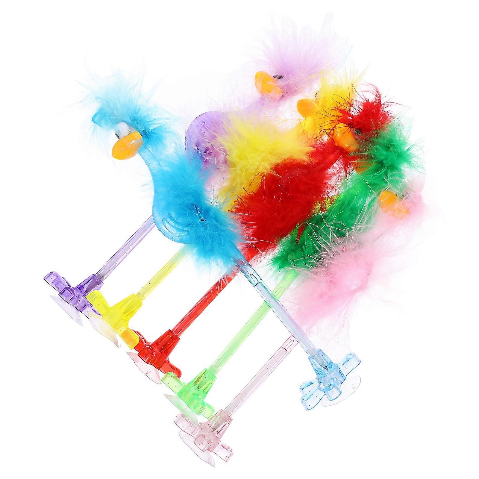 Student Ballpoint Pen Ostrich Design for Writing 24Pcs Colorful