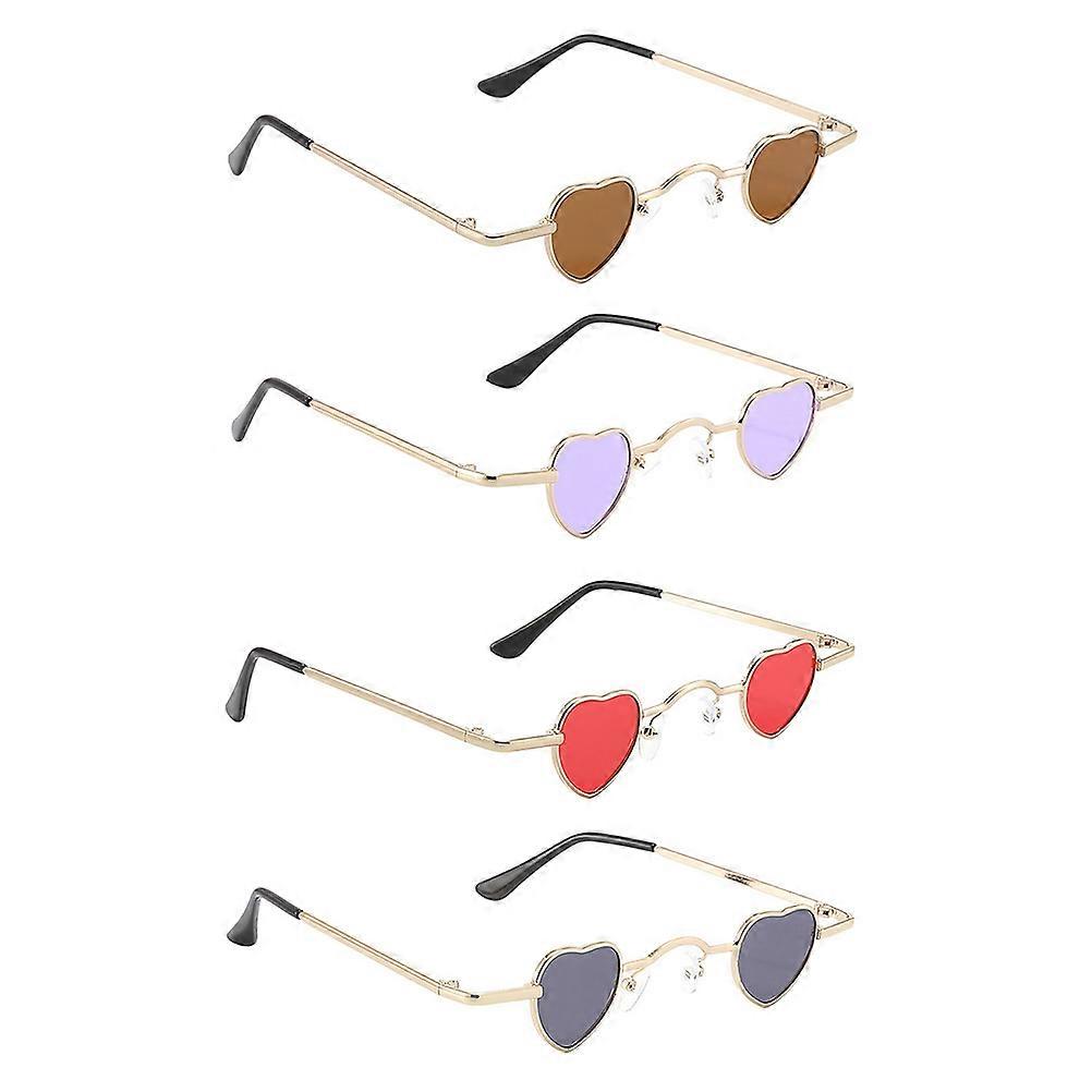 Heart Sunglasses with Assorted Colors for Party 20Pcs Glasses Pack
