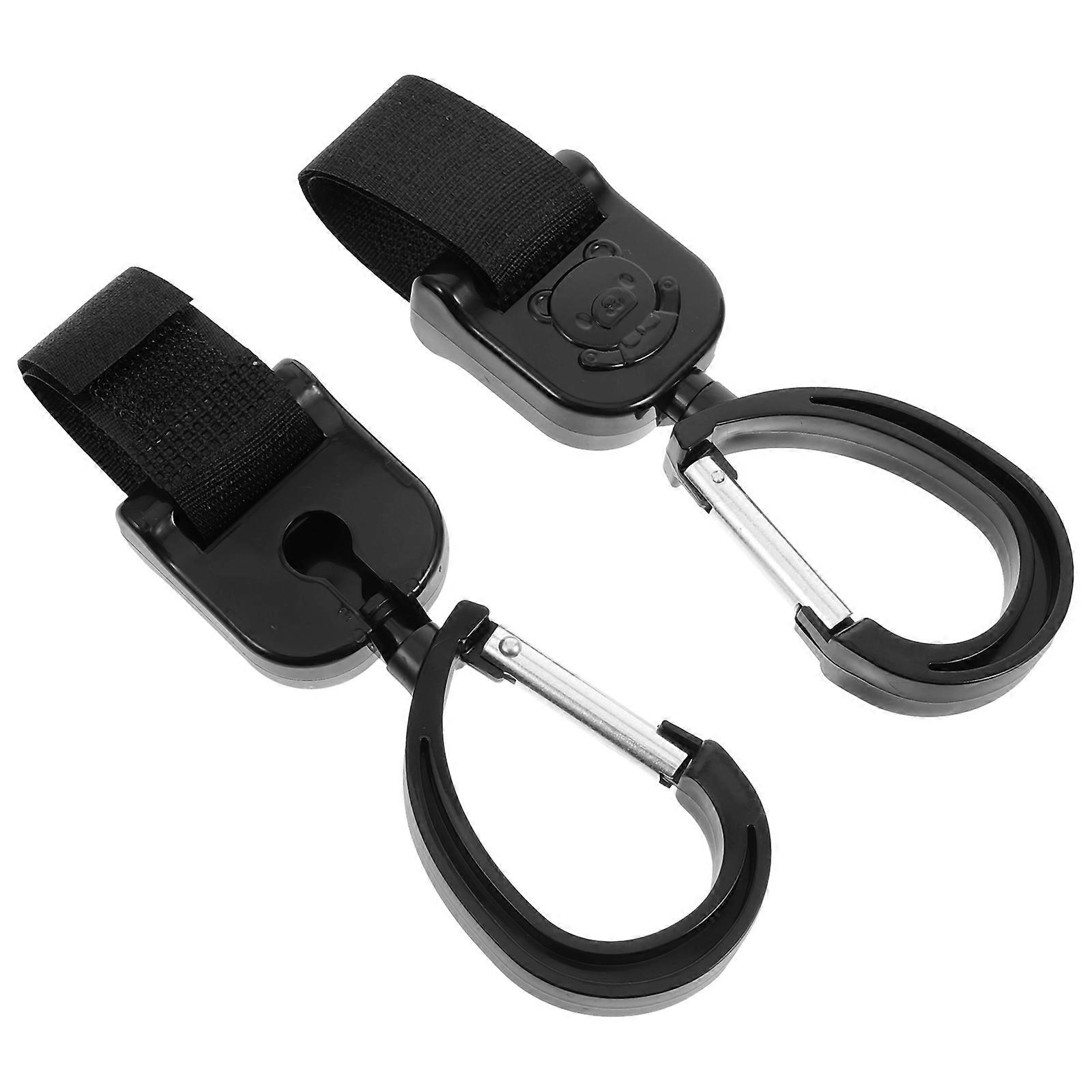 Universal Stroller Hooks Rotating Design for Hanging Bags 6Pcs Set