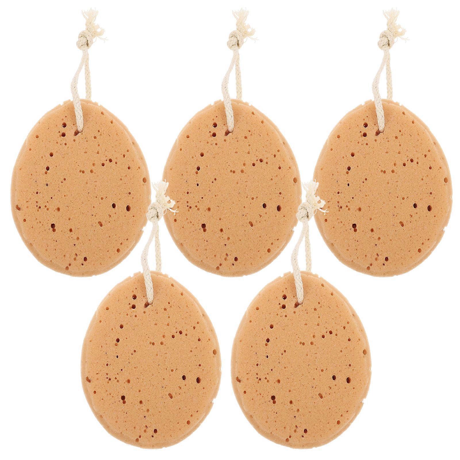 Baby Bath Sponge Bath Sponge for General Cleansing 25Pcs Brown Artificial