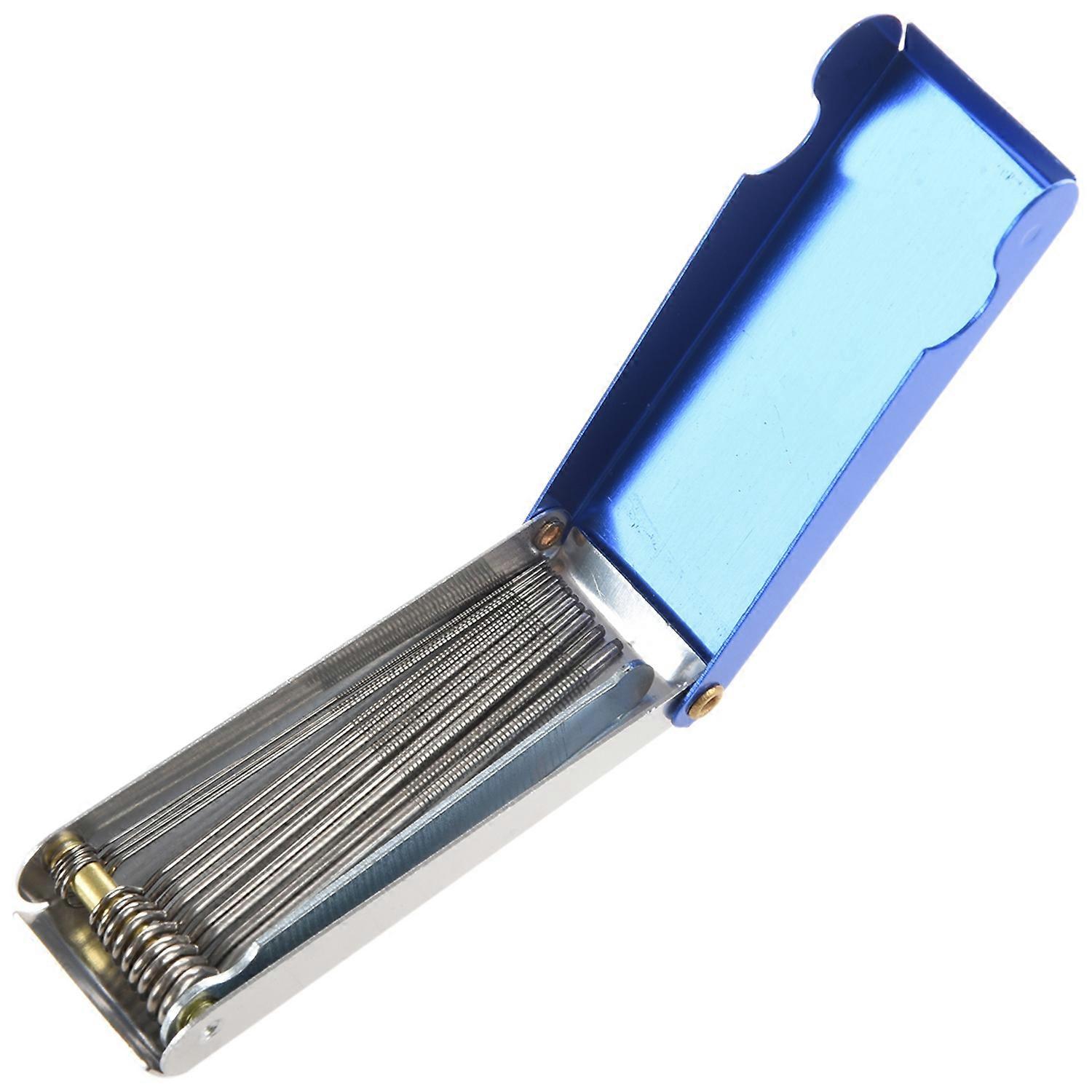 Guitar Nut Bridge File Set Luthiers Tool Box for Guitar Banjo