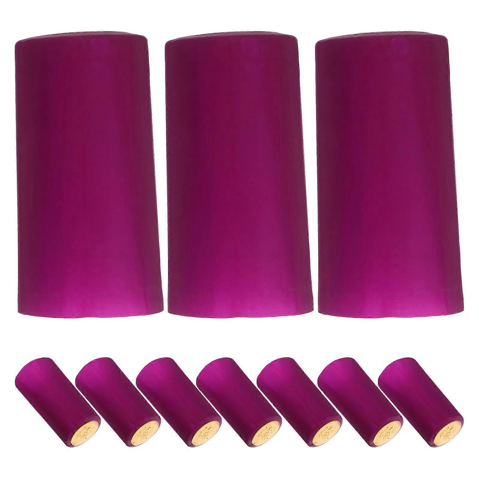 Heat Shrink Wrap Capsules PVC Sealing Caps 500Pcs