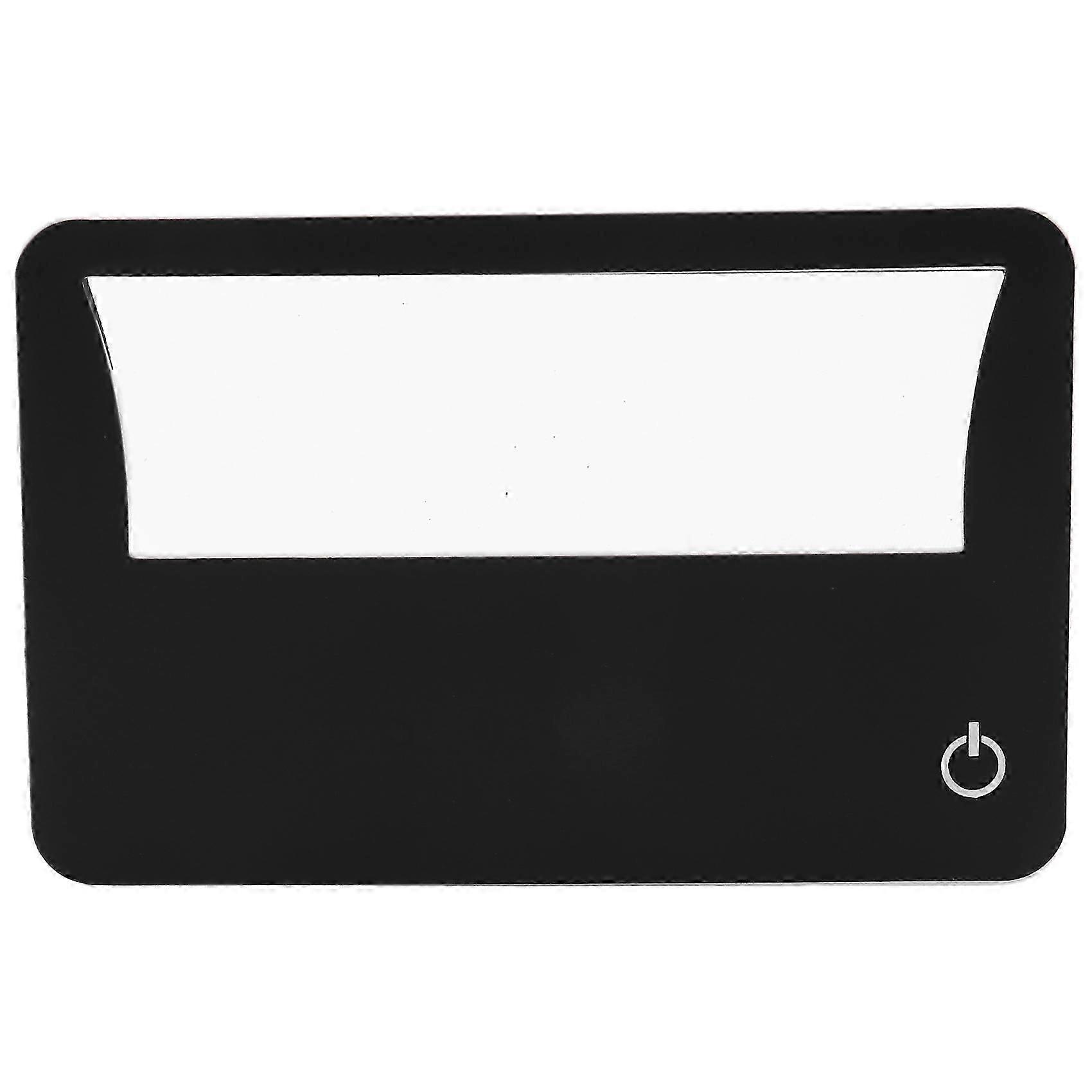 Credit Card Size Lighted 3X Magnifier Bundle Includes 2 Magnifiers, Each Magnifier for Reading Has 3