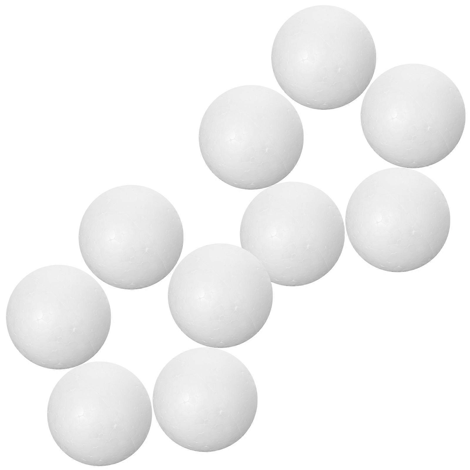 Foam Balls Ball Shaped Ornaments for DIY Craft 10 Pieces Assorted Color
