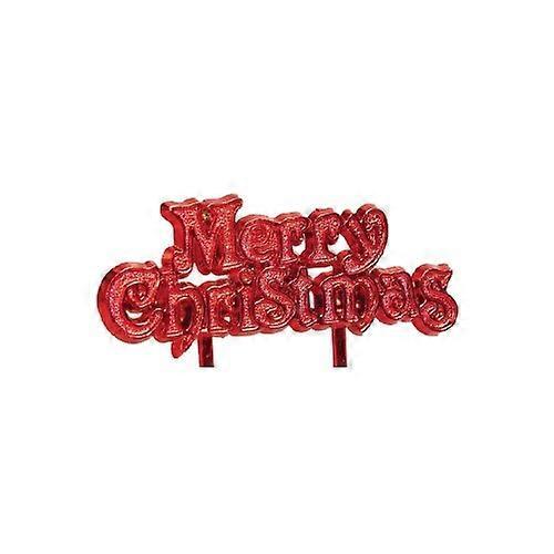 Anniversary House Christmas Cake Topper