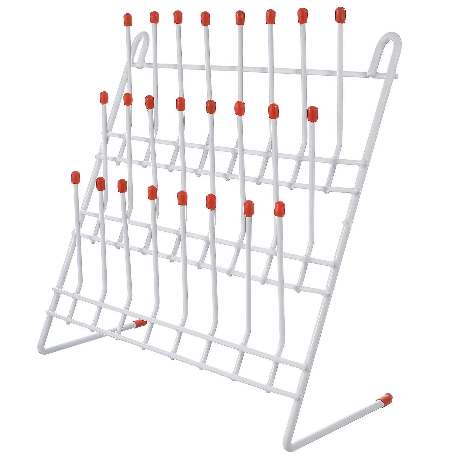 Drip Rack Laboratory Tube Drying Rack for Storage Metal Drying Holder