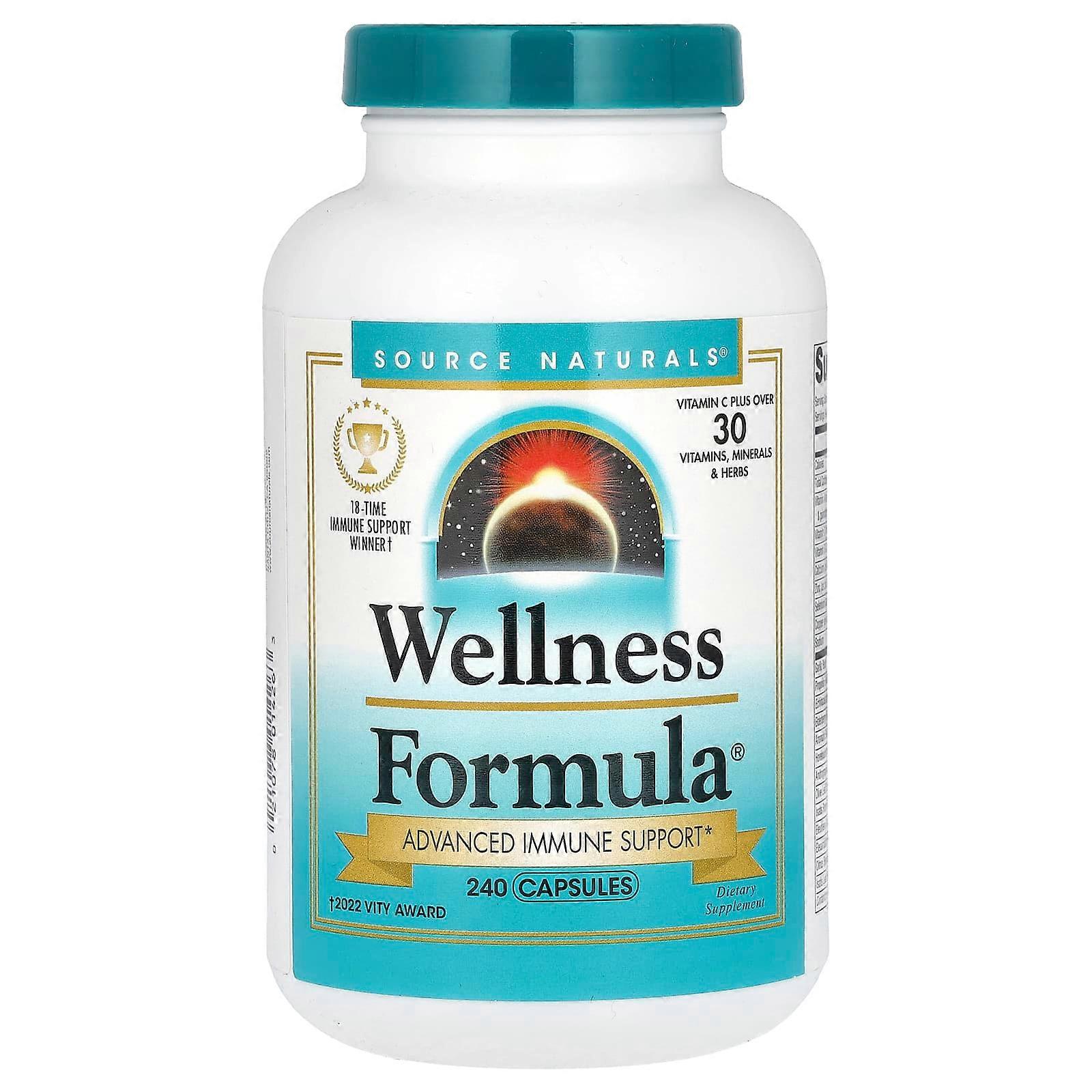 Wellness Formula, Advanced Immune Support, 240 Capsules