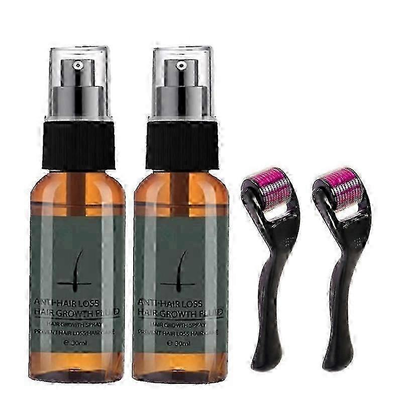 60ml Beard Growth Kit with Microneedle Roller and Serum for Beard Thickening in UK