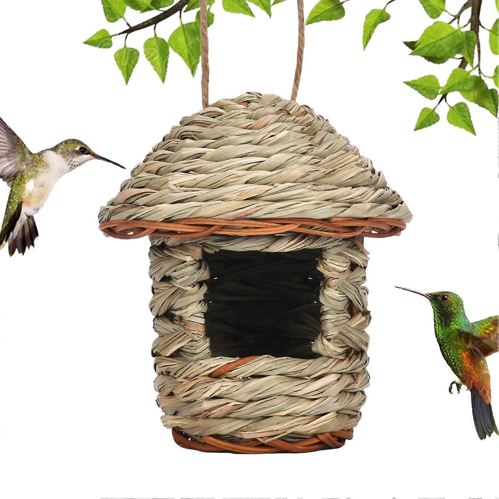 HandWoven Breathable HeavyDuty Rustic Garden Bird House
