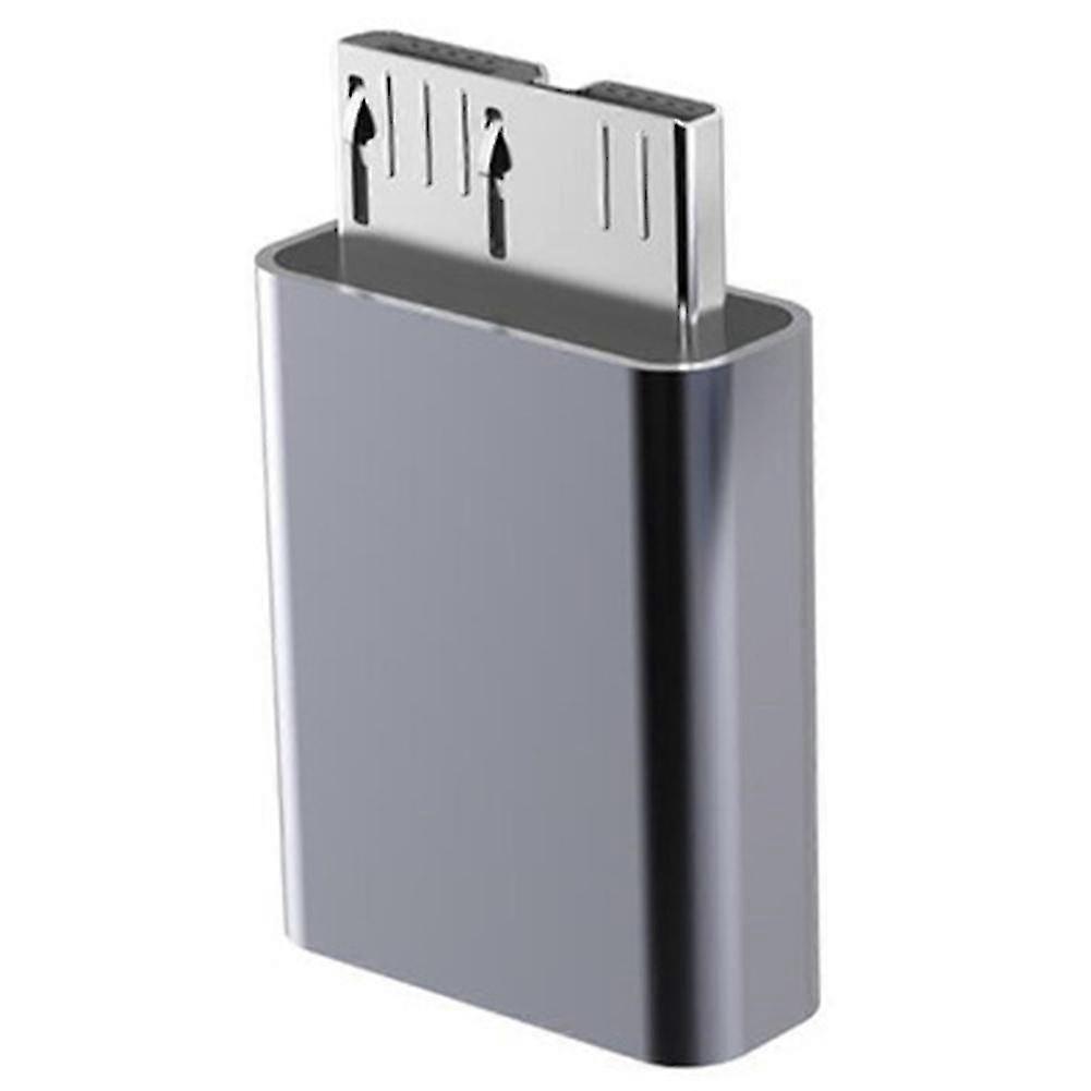 25-26 USB Type C 3.1 Female to USB 3.0 Micro B Male Data Sync HDD Adapter ConnectoF1