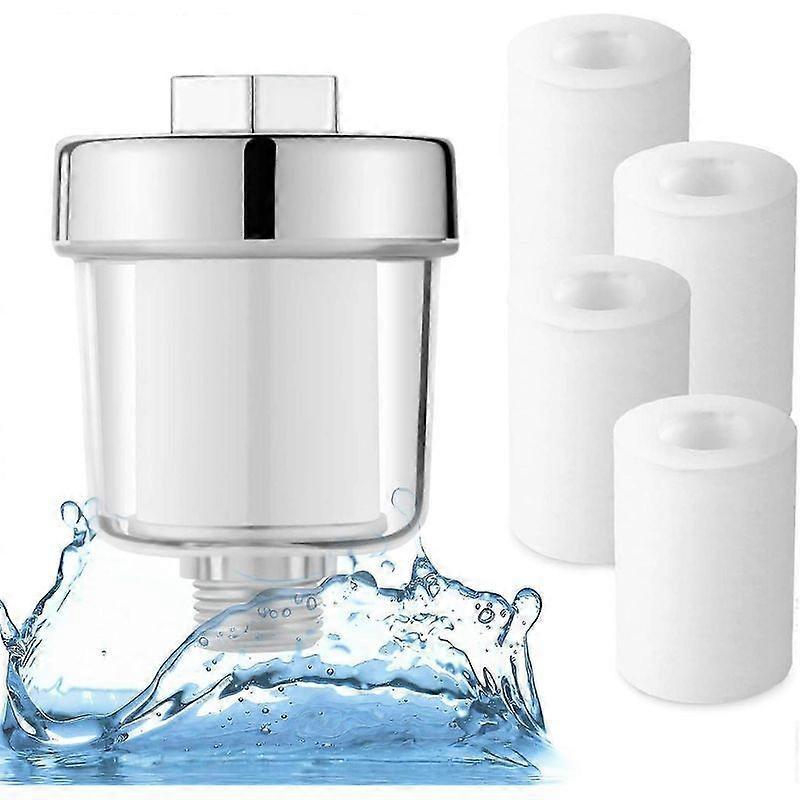 Shower filter, shower filter, shower head water filter with 5 filter elements (shower filter)