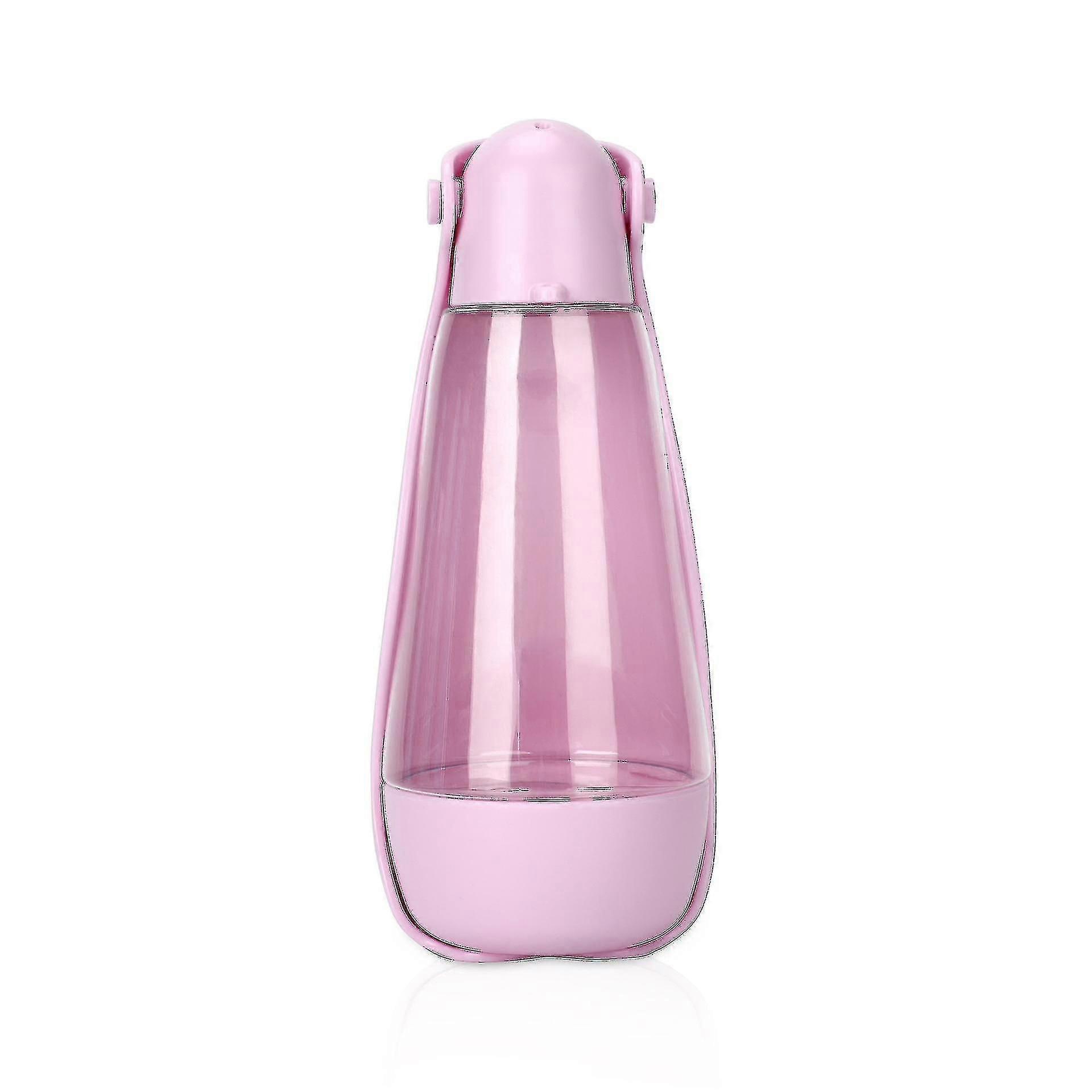 Pet Companion Water Cup Πτυσσόμενο Υπαίθριο Ποτήρι Νερού 200ml + Κόκκος 260ml (ροζ)