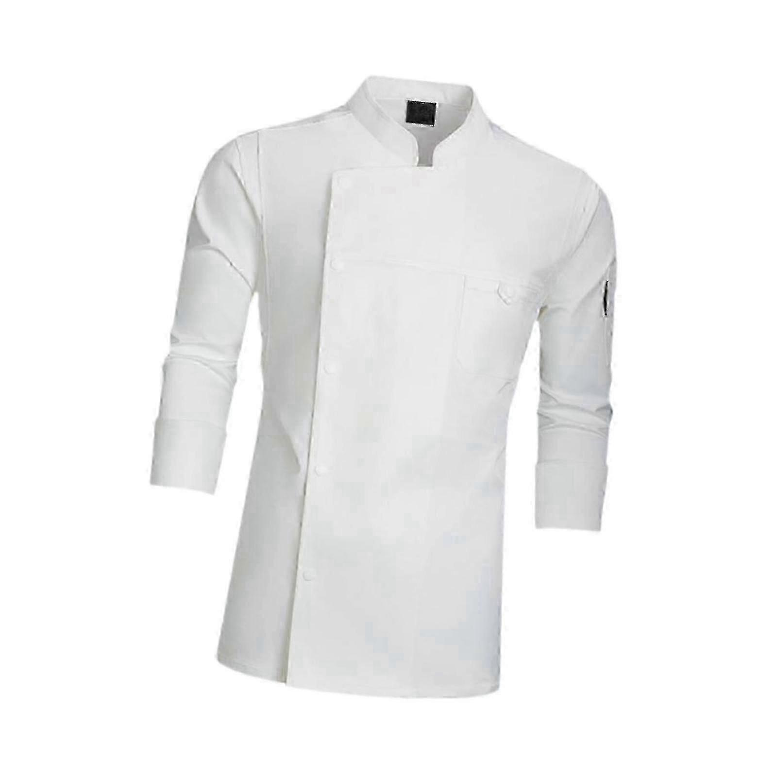 Long Sleeve Workwear Chef Coat for Waiters in Catering, Baking, and Restaurant Use Medium Size a