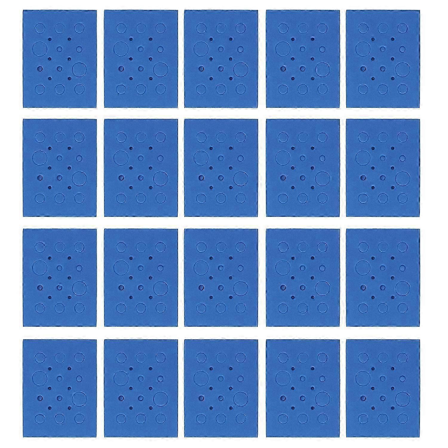 Foam Tube Rack Rectangle High Density Floating Foam Centrifuge Tube Holder for Laboratory Dark Blue