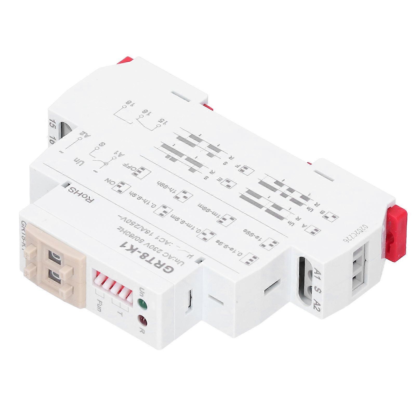 Time Relay Digital Electronic Controller with Delay Modes GRT8‑K1 AC 50/60HZ