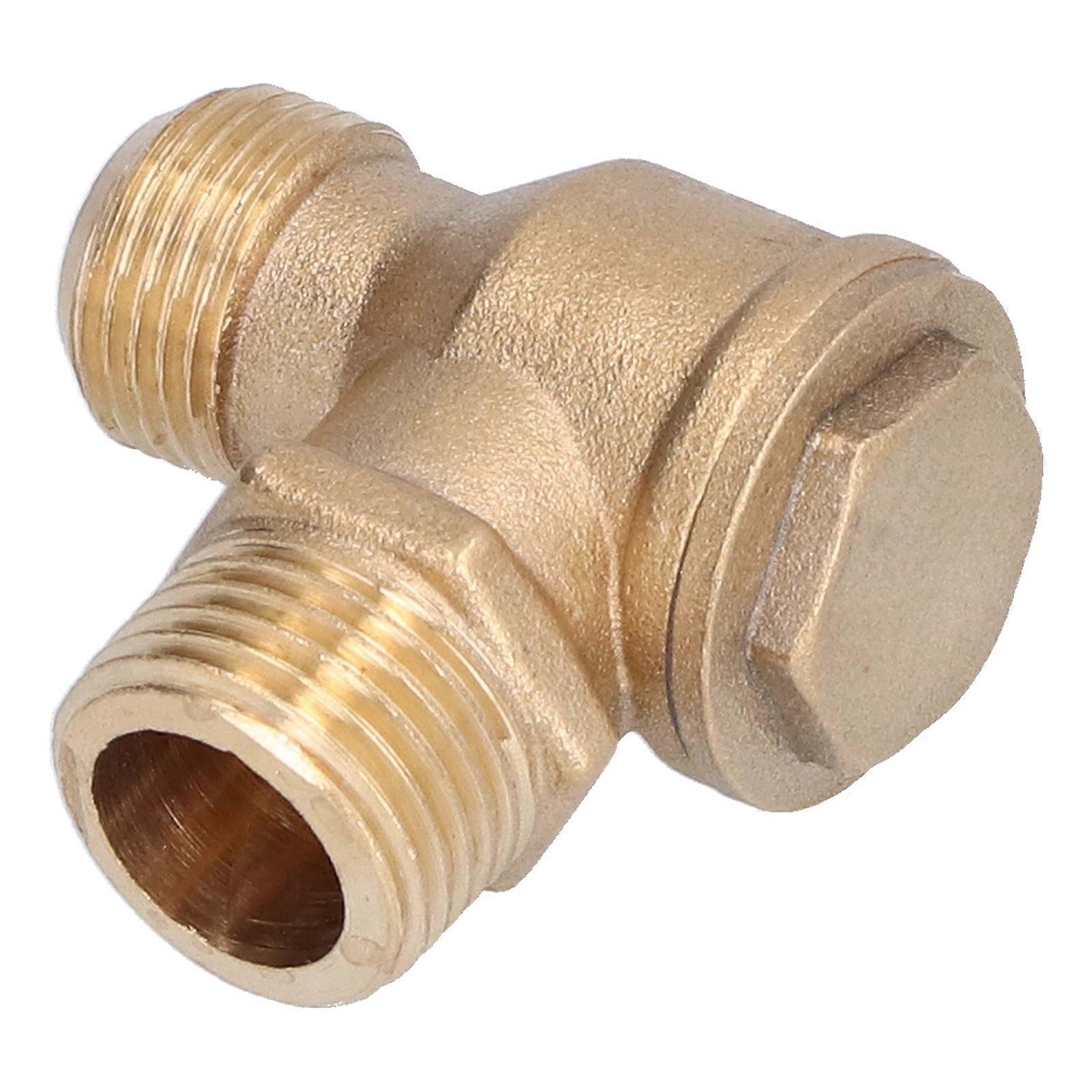 Check Valve TwoWay Brass Corrosion Resistant Replaceable Accessories compatible with Air Compressor