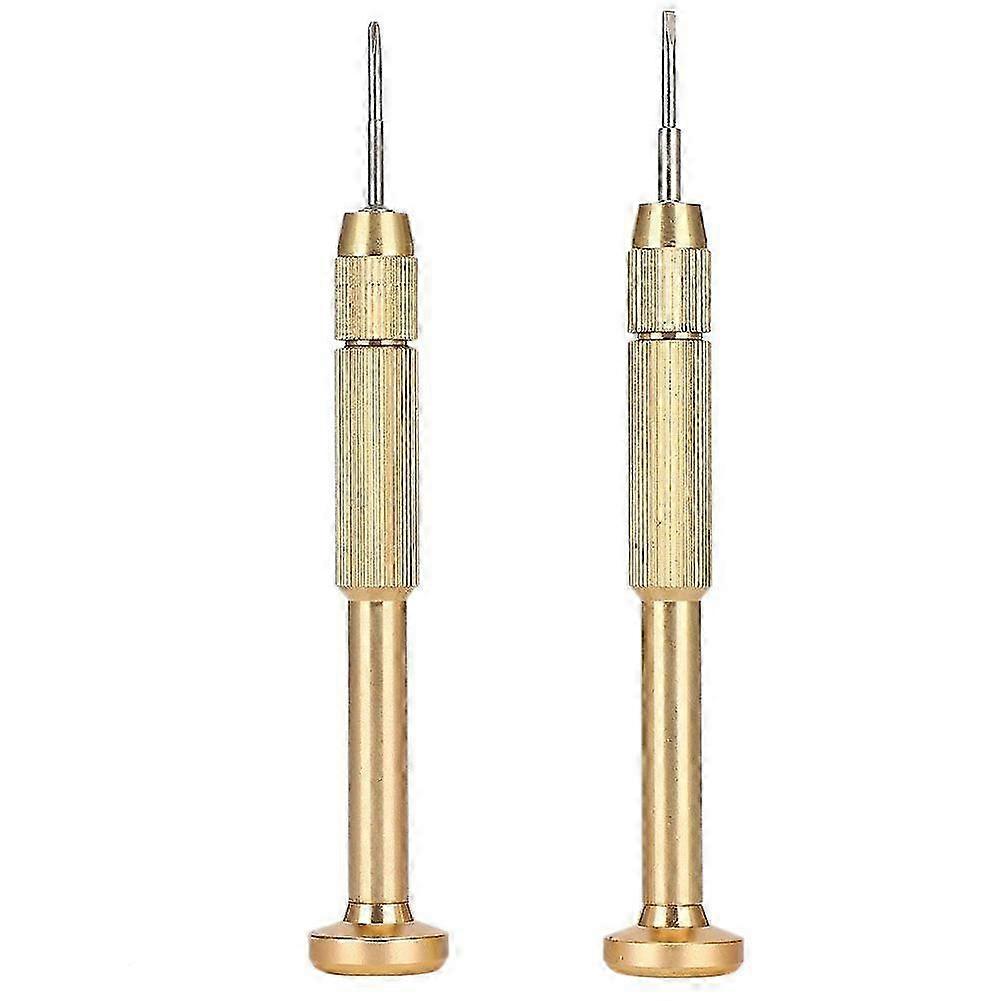 2Pcs Professional Multi Functional Eyewear Screwdriver Set Eye Glasses Repairing Tool