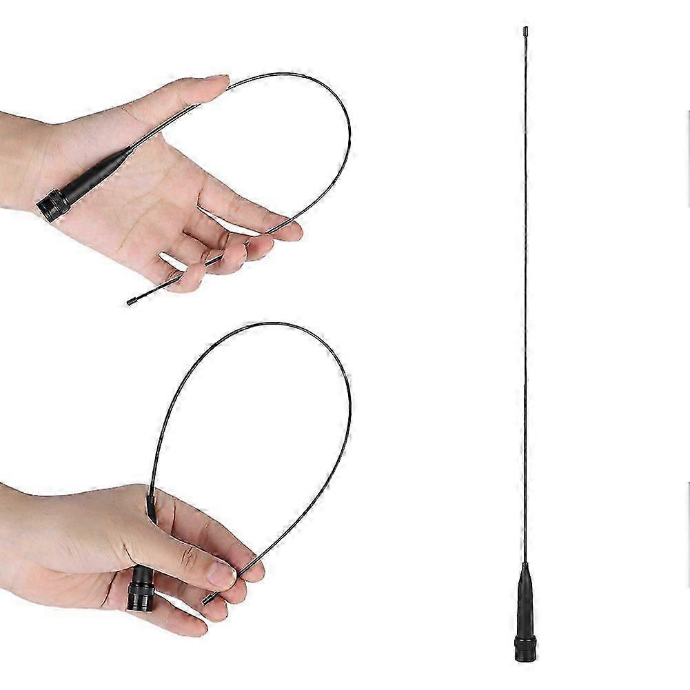 BNC Connector 10W UV Dual Band Walkie Talkie 144/430MHz Two Way Radio Soft Antenna