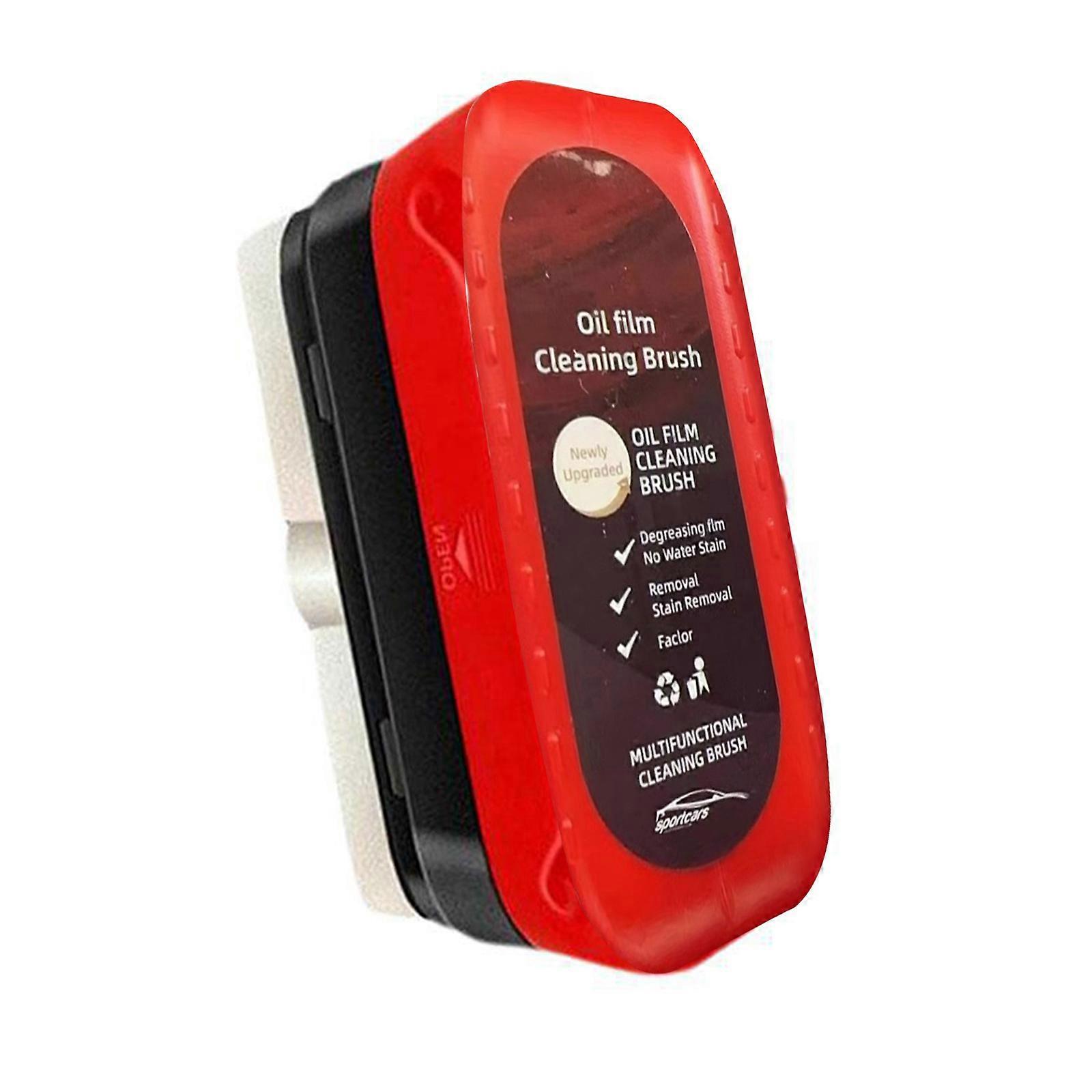 Drives Safely Windshield Window Glass Oil Film Cleaner Comes with Sponge for Easy Application Improved Night Visibility Multicolor