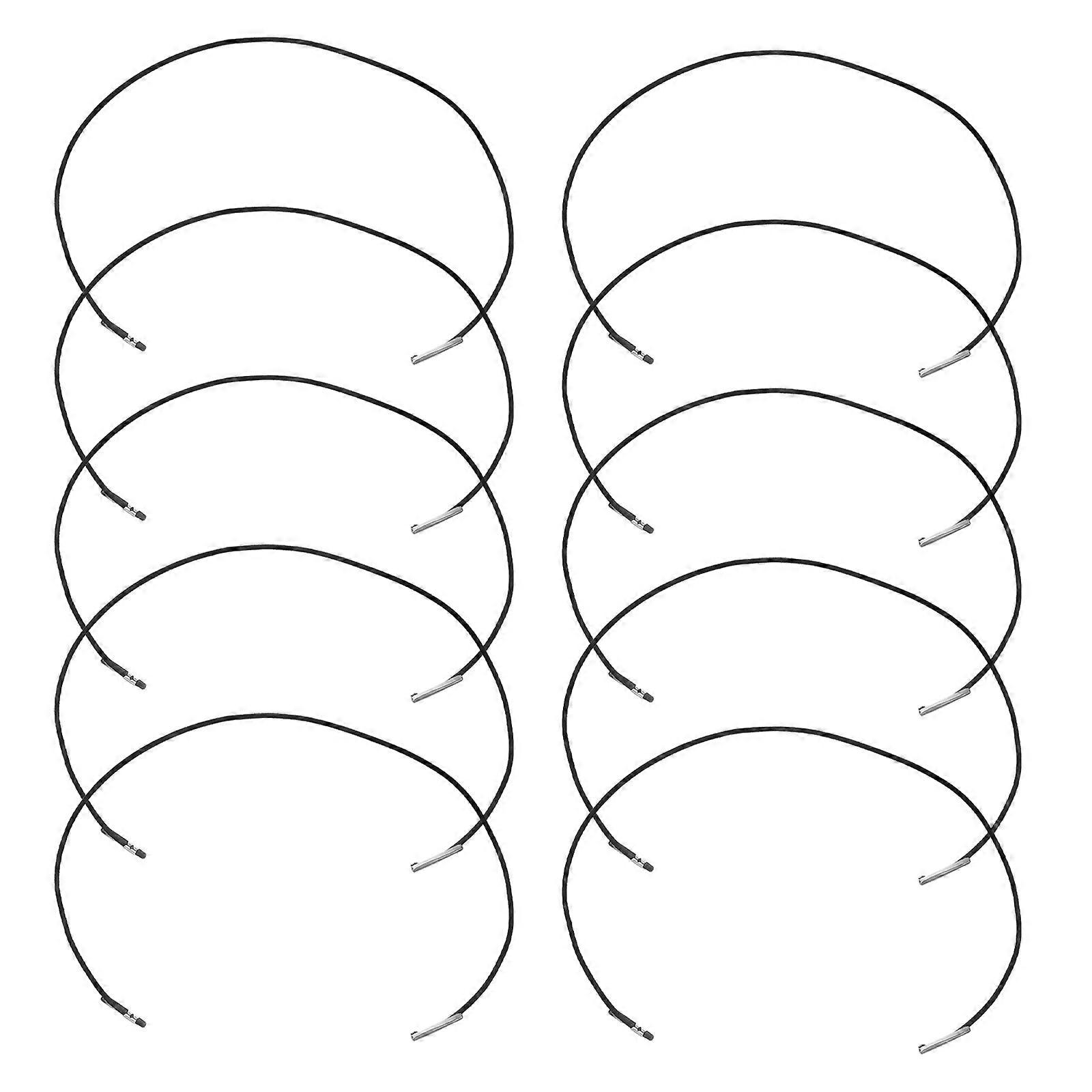 Elastic Hat Cord with Metal Barbs 150Pcs for DIY Mask and Hat Making