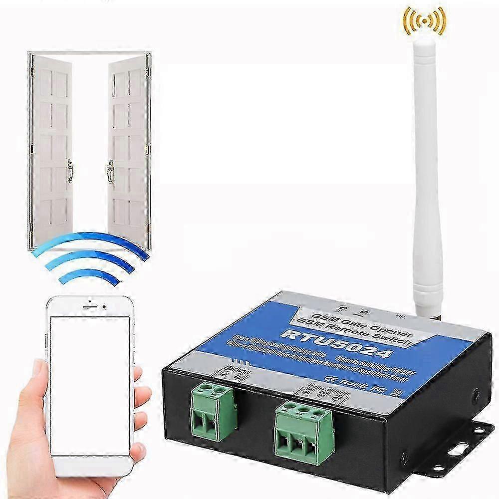 2025 GSM gate opener relay RTU5024, Frequency 850/900/1800/1900 MHz, Multi-user access control management, Suitable for elevators/garages/machine room